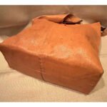 Spallazzo — Women's Warm Tan Genuine Leather Slouchy Hobo Shoulder Crossbody Bag - Image 3