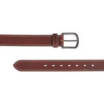 Naveltro — Men's Deep Navy Blue Genuine Leather Automatic Ratchet Sliding-Buckle Trim-Edge Executive Business Belt i need title and name like that not same - Image 2