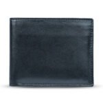 Elegantazzo — Men's Deep Forest Green Genuine Polished Smooth Leather Classic Bifold Card Wallet